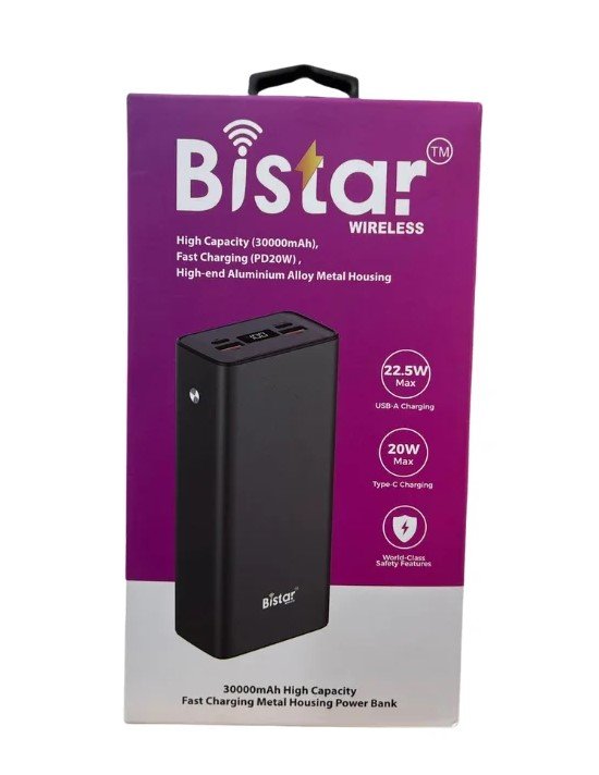 Bistar-30000mAh-Wireless-Power-Bank - The Phonepreneur Global Bistar-30000mAh-Wireless-Power-Bank
