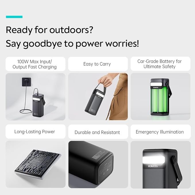 Romoss 60000mAh 100W - Organic Store Romoss 60,000mAh 100W