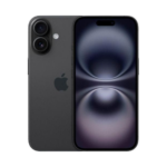 iPhone 16 Standard Brand New - The Phonepreneur Global Dark gray iPhone with dual rear cameras, Apple logo on the back, and edge-to-edge display