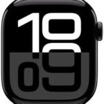img_7318 - The Phonepreneur Global Apple Watch with a black band showing the time 10:09 on its display (smartwatch product image).