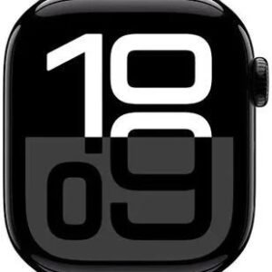 img_7318 - The Phonepreneur Global Apple Watch with a black band showing the time 10:09 on its display (smartwatch product image).