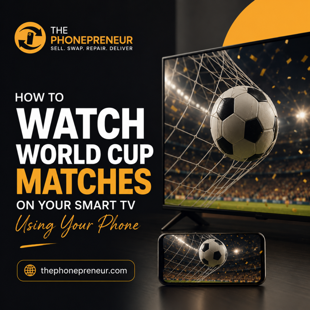 How to Watch World Cup Matches on Your TV Using Your Phone - The Phonepreneur Global How to Watch World Cup Matches on Your TV Using Your Phone