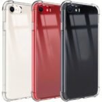 img_8363 - The Phonepreneur Global Three clear phone cases in white, red, and black arranged side by side.