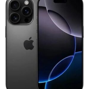 img_8369 - The Phonepreneur Global Front and back view of a space-gray iPhone with a triple-camera rear setup, Apple logo, and edge-to-edge display on the front