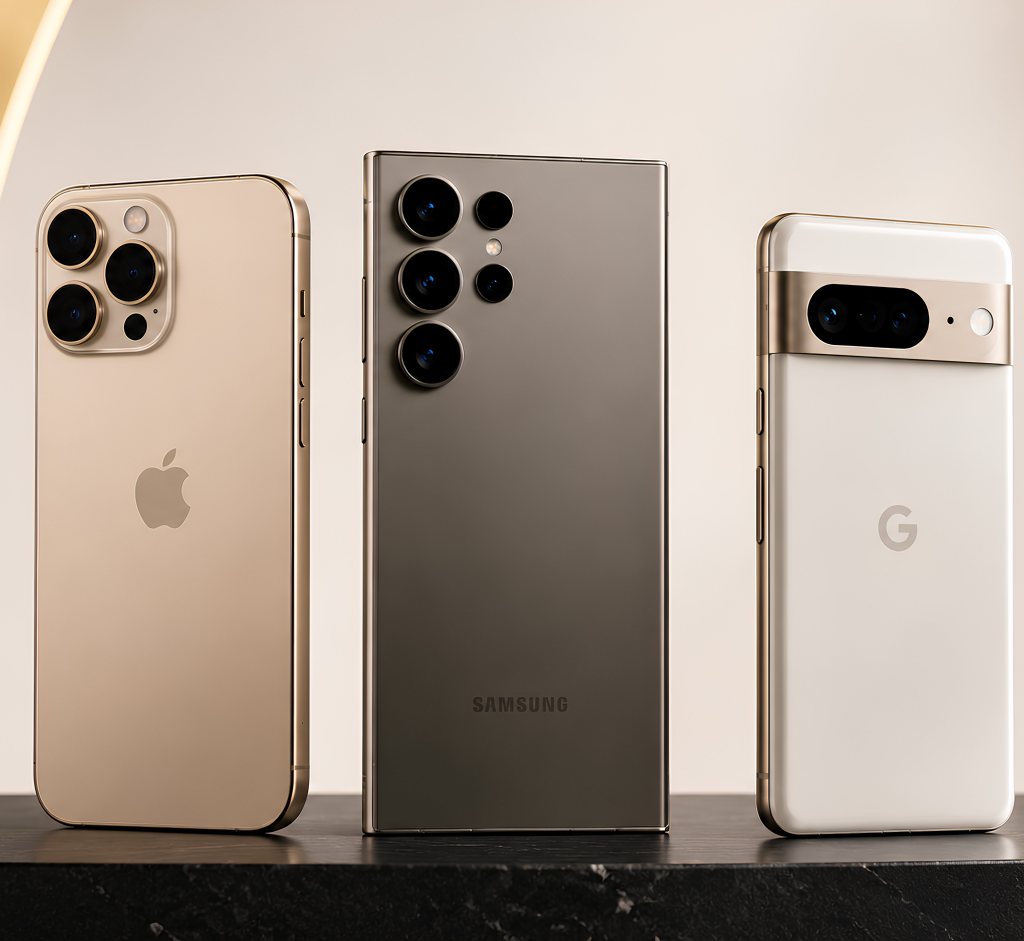 Find current phone prices in Nigeria for 2026. Compare the latest iPhone, Samsung Galaxy and Google Pixel prices from The Phonepreneur in Lagos.