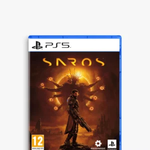 PS5 game case for Returnal showing a armed astronaut before a fiery orb and alien figures, with PEGI 12 rating and logos at bottom.