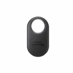 Galaxy SmartTag2 Bluetooth tracker in a black oval case with circular ring on top (key finder accessory)