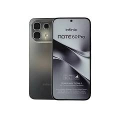 Infinix Note60 Pro smartphone shown from back and front: quad-camera module on the rear and a tall display on the front.